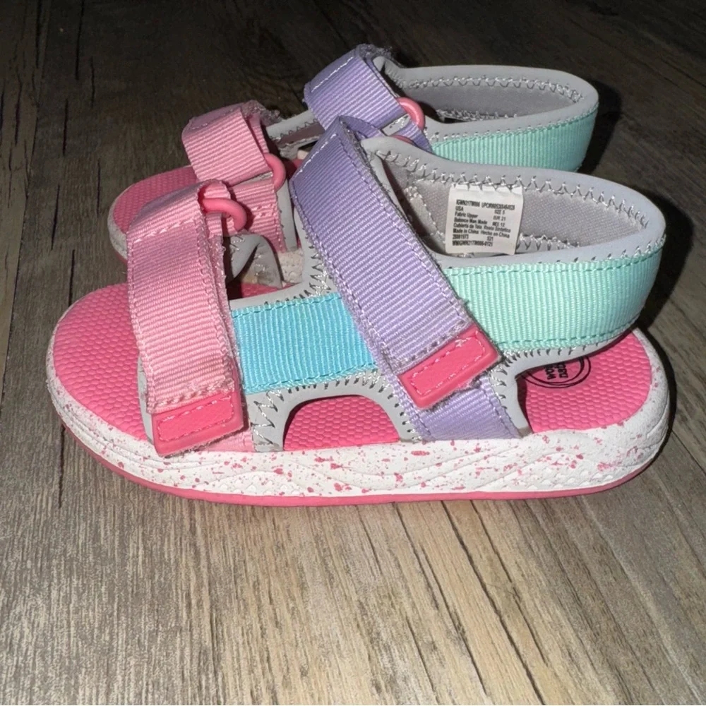 🎀3/$23🎀 Wonder Nation Pastel Kids Sandals